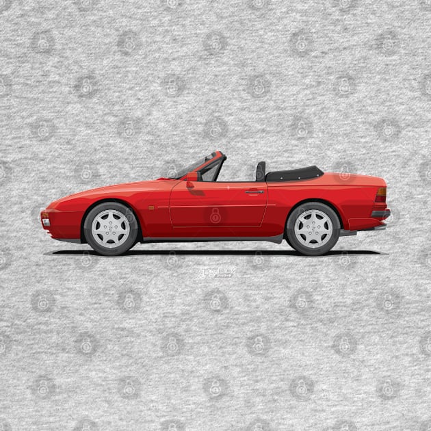 944 Cabriolet India Red by ARVwerks